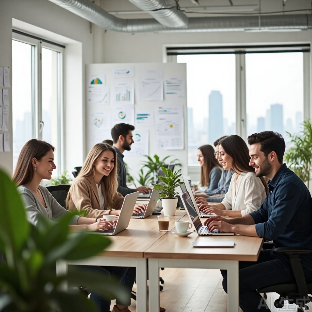 金海网站建设团队办公实景